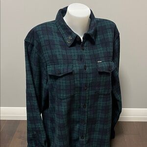 Dark Seas Nautical Plaid Men's Jacket XL